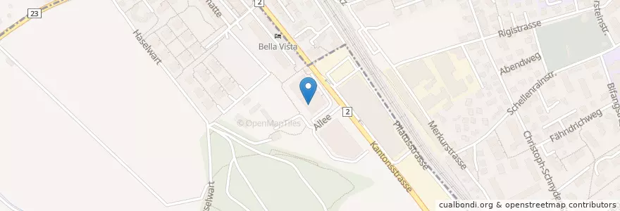 Mapa de ubicacion de Restaurant Bison en Suíça, Luzern.