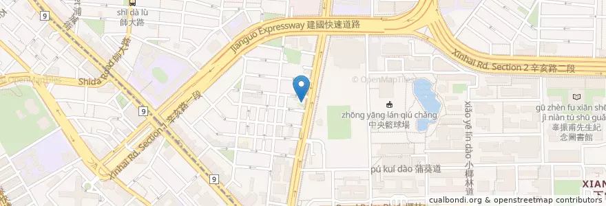 Mapa de ubicacion de 鳳城燒臘 en تايوان, تايبيه الجديدة, تايبيه, 大安區.