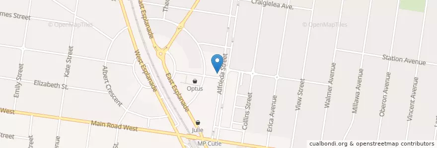 Mapa de ubicacion de B&D Kitchen en オーストラリア, ビクトリア, City Of Brimbank.
