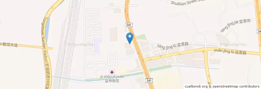 Mapa de ubicacion de 嘉利喜宴 en China, Guangdong, Guangzhou City, Baiyun District.