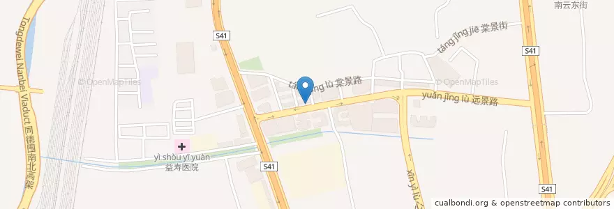 Mapa de ubicacion de 工商银行 en 中国, 広東省, 広州市, 白云区.