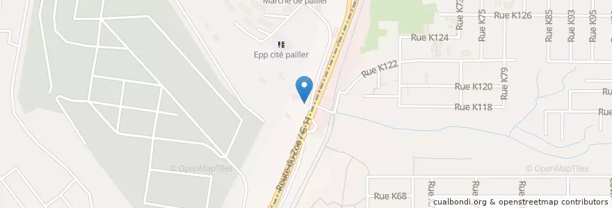 Mapa de ubicacion de Pharmacie St Uriel de pailler en Côte D’Ivoire, Abidjan, Adjamé.