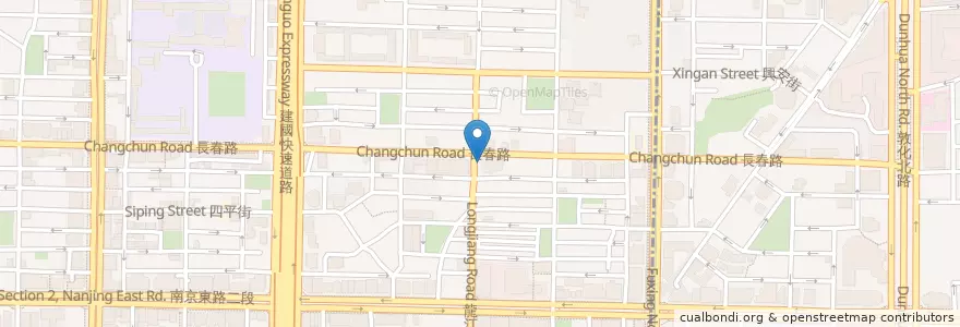 Mapa de ubicacion de 賓國古早味 en تایوان, 新北市, تایپه, 中山區.