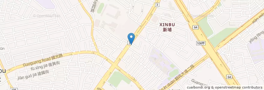 Mapa de ubicacion de 蔡英傑皮膚科 en تايوان, تايبيه الجديدة, 板橋區.
