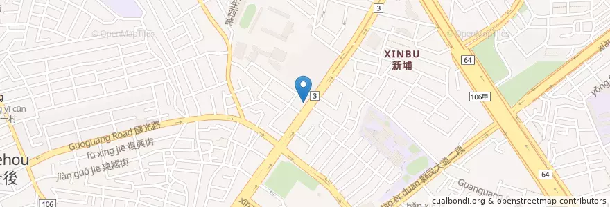 Mapa de ubicacion de 公共電話 en 台湾, 新北市, 板橋区.