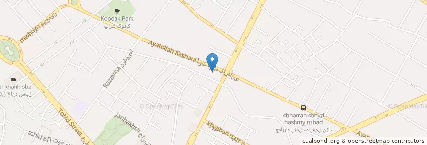 Mapa de ubicacion de بانک صادرات en إیران, محافظة خراسان رضوي, مقاطعة مشهد, مشهد, بخش مرکزی شهرستان مشهد.
