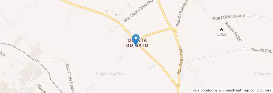 Mapa de ubicacion de Capela de São Brás en 葡萄牙, Aveiro, Centro, Baixo Vouga, Aveiro, Santa Joana.
