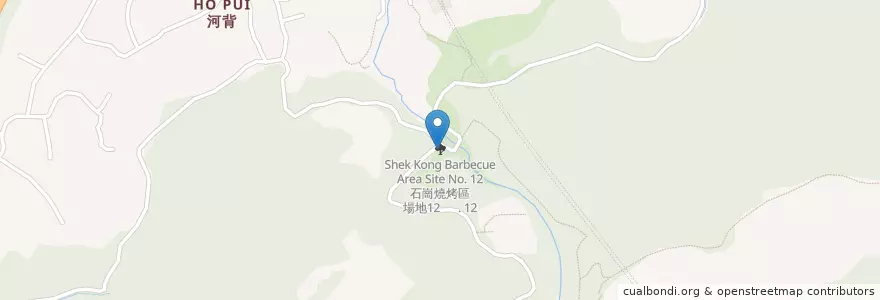 Mapa de ubicacion de Shek Kong Barbecue Area Site No. 12 en China, Hong Kong, Guangdong, New Territories, Yuen Long District.