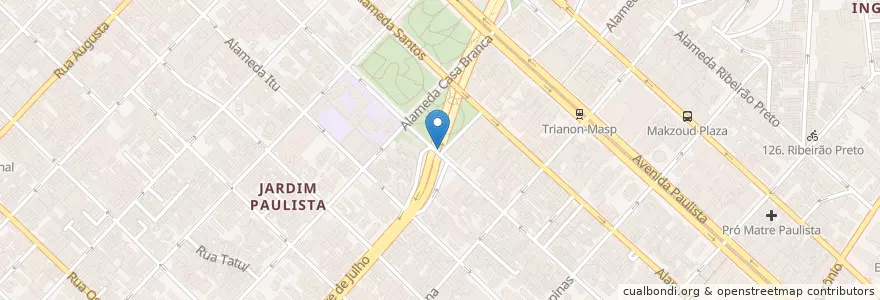 Mapa de ubicacion de Praça Alexandre de Gusmão en Бразилия, Юго-Восточный Регион, Сан-Паулу, Região Geográfica Intermediária De São Paulo, Região Metropolitana De São Paulo, Região Imediata De São Paulo, Сан-Паулу.