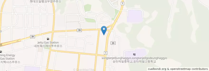 Mapa de ubicacion de 역전육회 en Korea Selatan, Gyeonggi, 평택시.