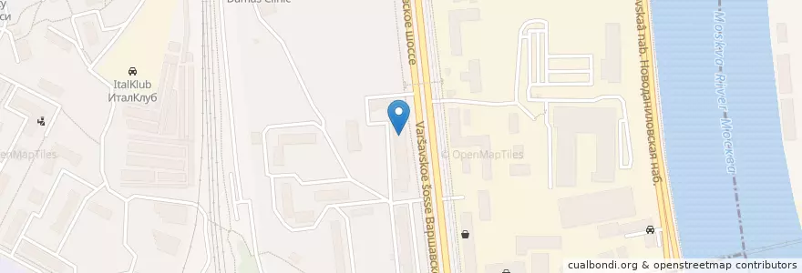 Mapa de ubicacion de ГорЗдрав en روسيا, Центральный Федеральный Округ, Москва, Южный Административный Округ, Донской Район.