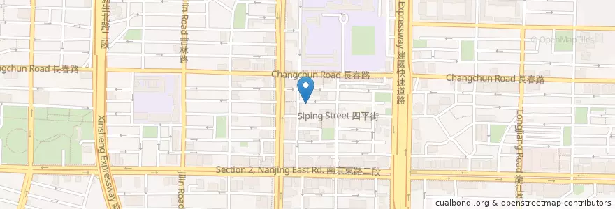 Mapa de ubicacion de 香師傅鹵味 en 臺灣, 新北市, 臺北市, 中山區.