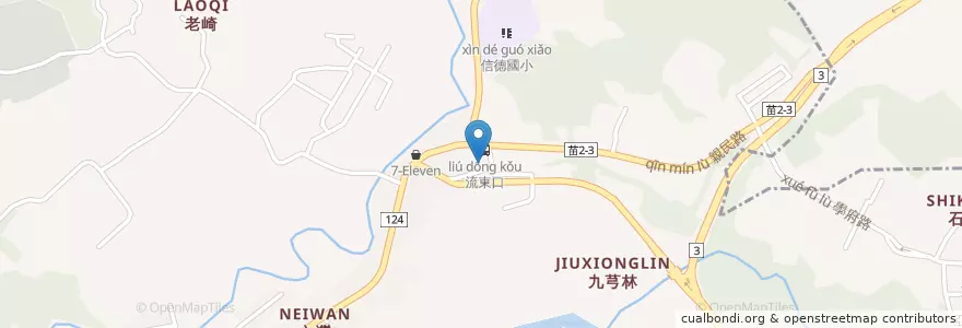 Mapa de ubicacion de 太陽宮 en Taiwan, 臺灣省, 苗栗縣, 頭份市.