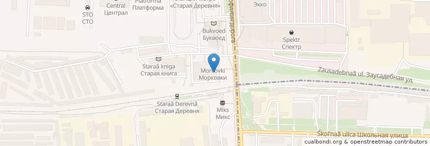 Mapa de ubicacion de Озерки en Russia, Northwestern Federal District, Leningrad Oblast, Saint Petersburg, Приморский Район, Округ № 65.