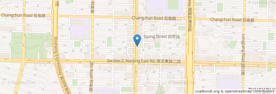 Mapa de ubicacion de 怡客咖啡 en Taiwan, Nuova Taipei, Taipei, Distretto Di Zhongshan.