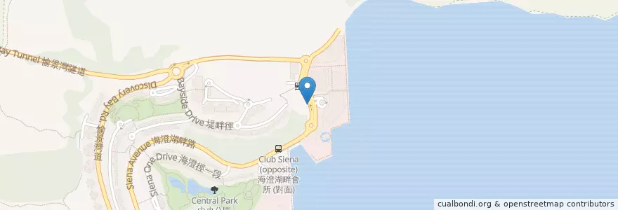 Mapa de ubicacion de DB Taxi Stand en 중국, 홍콩, 광둥성, 신제, 離島區 Islands District.