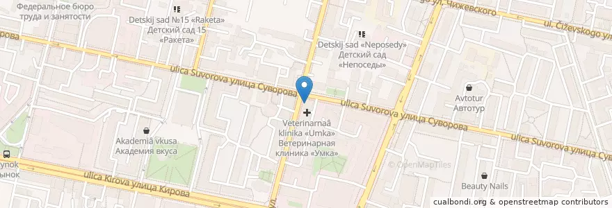 Mapa de ubicacion de Хочу Кофе en Russia, Distretto Federale Centrale, Калужская Область, Городской Округ Калуга.