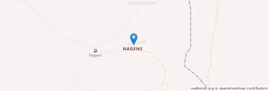 Mapa de ubicacion de Nagens en スイス, Graubünden/Grigioni/Grischun, Surselva, Laax.