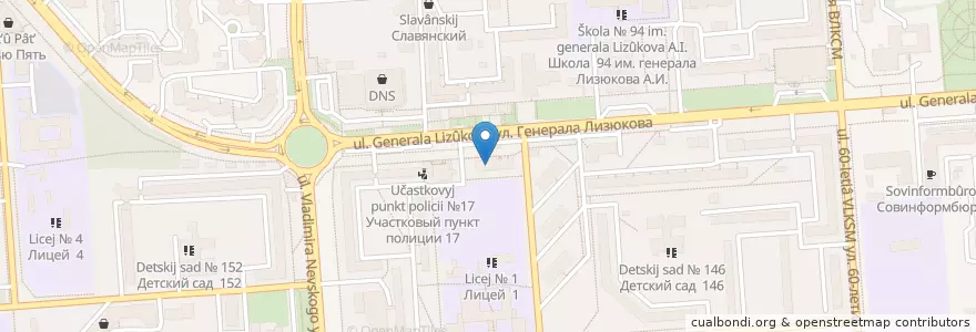 Mapa de ubicacion de Рекорд-Стоматология en Rusland, Centraal Federaal District, Oblast Voronezj, Городской Округ Воронеж.