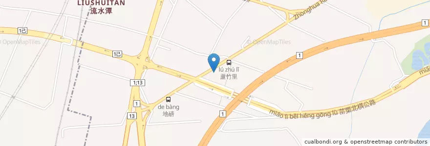 Mapa de ubicacion de 台亞石油 en Tayvan, 臺灣省, 苗栗縣, 頭份市.