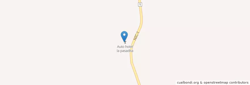 Mapa de ubicacion de Auto hotel la pasadita en نيكاراجوا, Estelí, Estelí (Municipio).