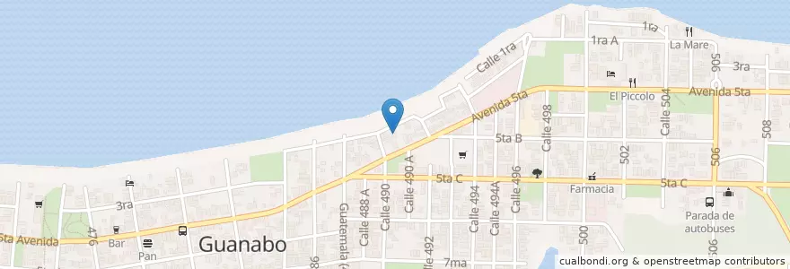 Mapa de ubicacion de Iglesia evangélica en كوبا, La Habana, Habana Del Este.