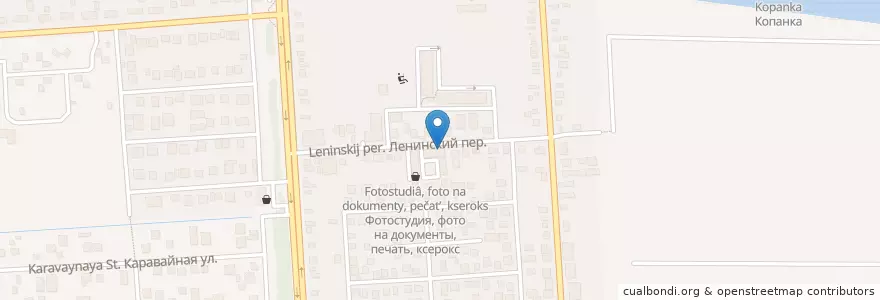 Mapa de ubicacion de Дон-Батон en Russia, South Federal District, Krasnodar Krai, Krasnodar Municipality.