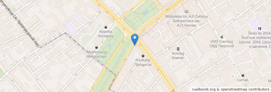 Mapa de ubicacion de Take and Wake en Rusia, Distrito Federal Central, Москва, Distrito Administrativo Central, Тверской Район.