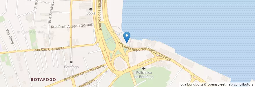 Mapa de ubicacion de Fogo de Chão en Brazil, Southeast Region, Rio De Janeiro, Região Metropolitana Do Rio De Janeiro, Região Geográfica Imediata Do Rio De Janeiro, Região Geográfica Intermediária Do Rio De Janeiro, Rio De Janeiro.