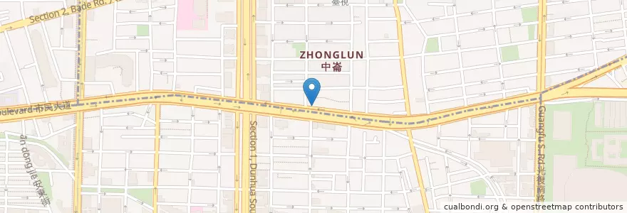 Mapa de ubicacion de 福氣韓國炸雞 en تايوان, تايبيه الجديدة, تايبيه, 大安區.
