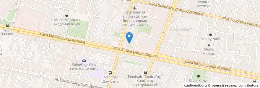 Mapa de ubicacion de Теле2 en Russia, Distretto Federale Centrale, Калужская Область, Городской Округ Калуга.