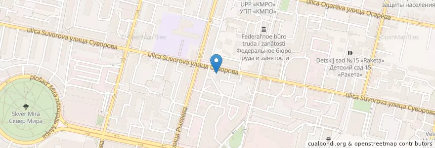 Mapa de ubicacion de Чарочка у кумы en Russia, Central Federal District, Kaluga Oblast, Городской Округ Калуга.