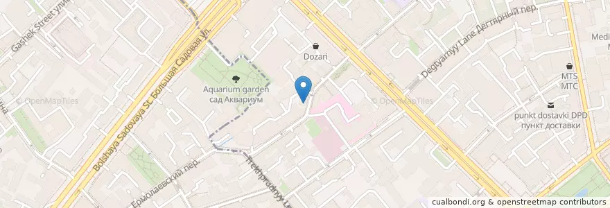 Mapa de ubicacion de Планета здоровья en Rusia, Distrito Federal Central, Москва, Distrito Administrativo Central, Тверской Район.