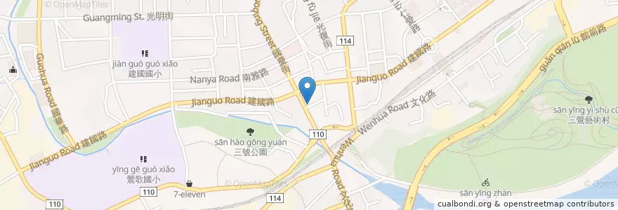 Mapa de ubicacion de 孫中醫診所 en تايوان, تايبيه الجديدة, 鶯歌區.