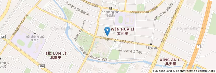 Mapa de ubicacion de 藝奇日本料理 en 臺灣, 臺灣省, 新竹縣, 竹北市.