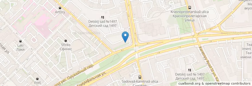Mapa de ubicacion de Совкомбанк en Russia, Distretto Federale Centrale, Москва, Центральный Административный Округ, Тверской Район.