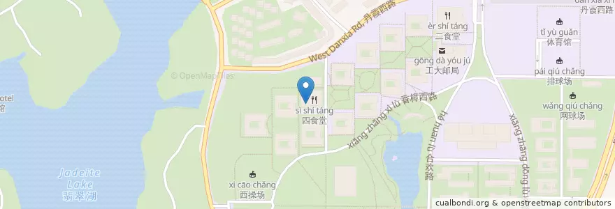 Mapa de ubicacion de 三食堂 en Китай, Аньхой, Хэфэй, 蜀山区 (Shushan), 合肥市区, 合肥经济技术开发区, 芙蓉社区.