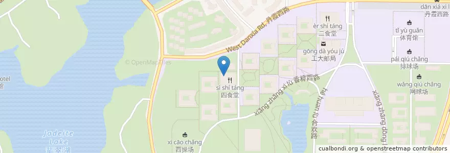 Mapa de ubicacion de 五食堂 en Китай, Аньхой, Хэфэй, 蜀山区 (Shushan), 合肥市区, 合肥经济技术开发区, 芙蓉社区.