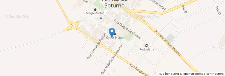 Mapa de ubicacion de Studio Pilates en Brasilien, Süden, Rio Grande Do Sul, Região Geográfica Intermediária De Santa Maria, Região Geográfica Imediata De Santa Maria, Faxinal Do Soturno.