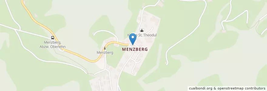 Mapa de ubicacion de Sperber en 瑞士, Luzern, Menznau.
