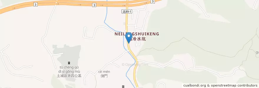 Mapa de ubicacion de 千和蓋飯屋 en Taiwan, Nuova Taipei, Distretto Di Tucheng.