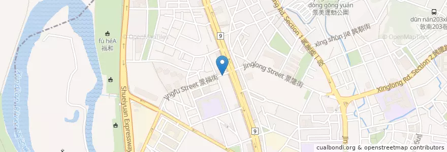 Mapa de ubicacion de 偵軒精緻日式小火鍋 en 타이완, 신베이 시, 타이베이시, 원산 구.