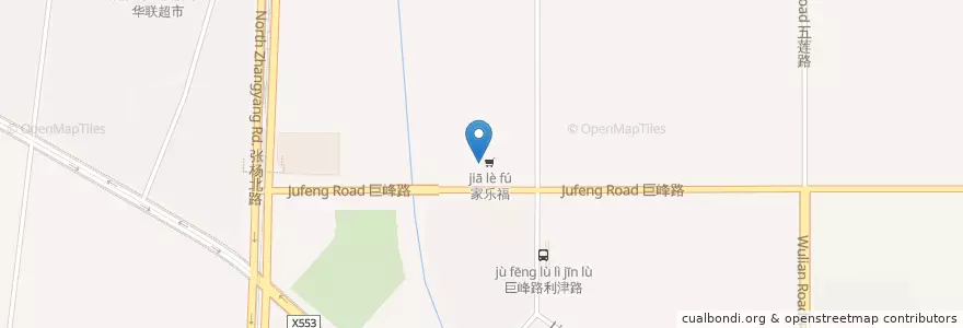 Mapa de ubicacion de 肯德基 en Китай, Шанхай, Пудун.