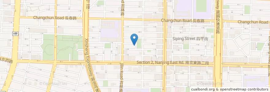 Mapa de ubicacion de 蛙喜廚房BRUNCH PASTA en Tayvan, 新北市, Taipei, 中山區.