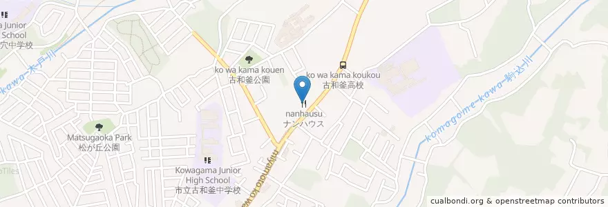 Mapa de ubicacion de ナンハウス en Япония, Тиба, 船橋市.