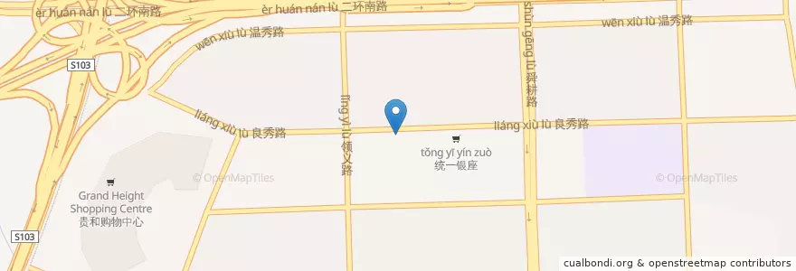 Mapa de ubicacion de 城南往事 en چین, شاندونگ, 济南市, 市中区, 十六里河街道.
