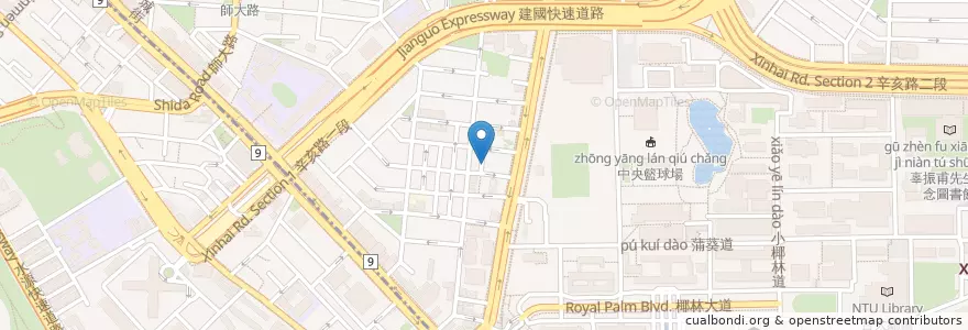 Mapa de ubicacion de 咖哩先生 en 台湾, 新北市, 台北市.