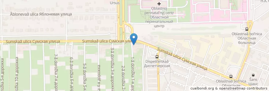 Mapa de ubicacion de Вега en Rússia, Distrito Federal Central, Oblast De Kursk, Курский Район, Городской Округ Курск.
