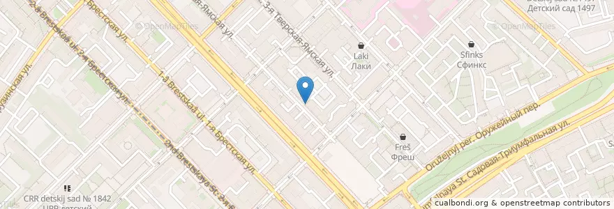 Mapa de ubicacion de Юнидент en 러시아, Центральный Федеральный Округ, Москва, Центральный Административный Округ, Тверской Район.