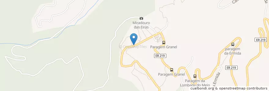 Mapa de ubicacion de Minimercado Lourenço Marques Caldeira da Silva en پرتغال, Santana, Ilha.